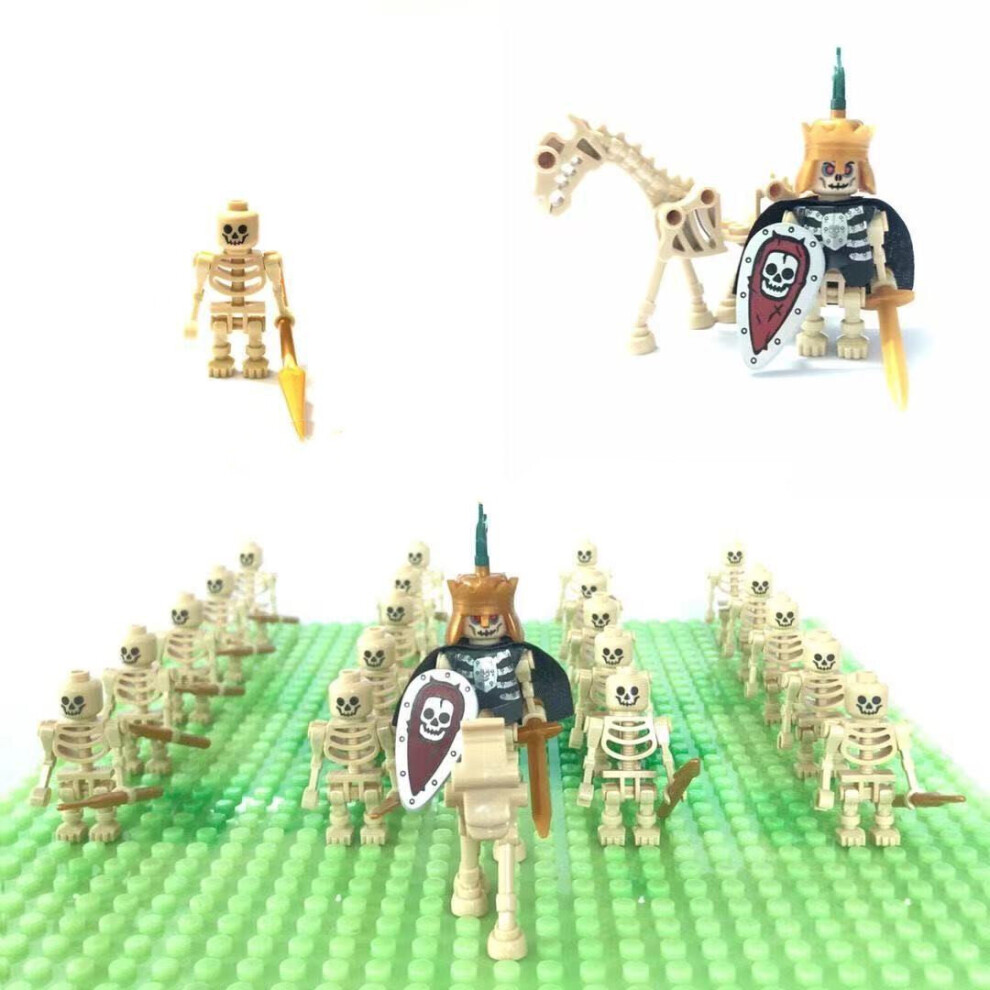 (Style # 04) 21pcs Star Wars Skeleton Army Figure Toys Fit Lego