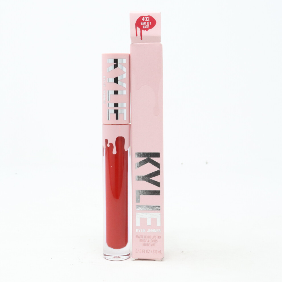 Kylie Jenner (402 Mary Jo K) Kylie Matte Liquid Lipstick 0.10Oz/3.0Ml New With Box