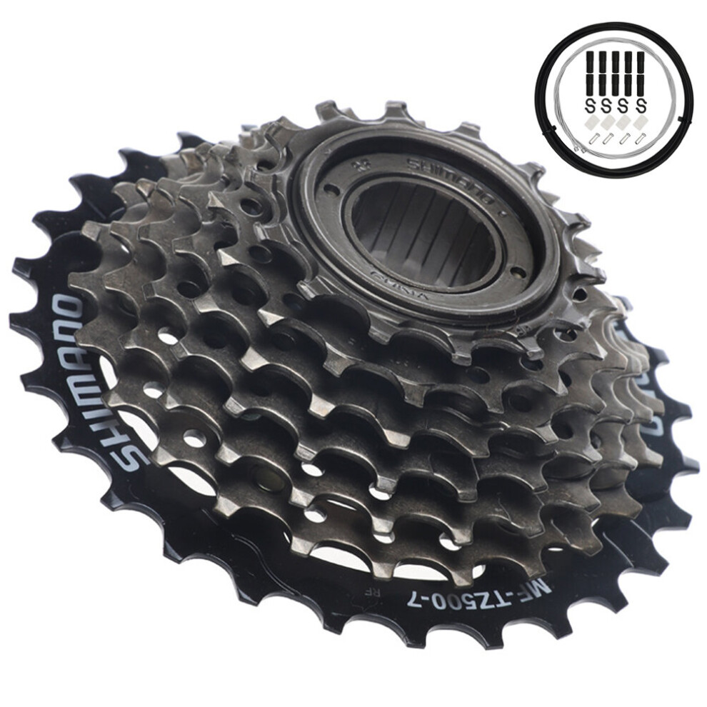 (TZ500-6 Speed 14T-28T) Bike Cassette - Bicycle Freewheel Cassette Sprocket 6/7 Speed 14T-28/32/34T Mountain Bike Replacement Accessory