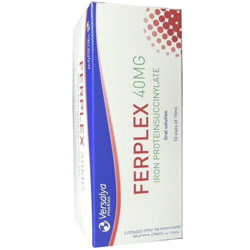 Ferplex 40 mg Oral Solution 15 mL Vial 10's 1