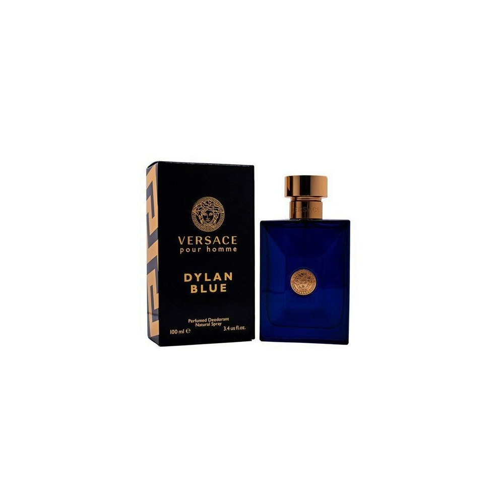 Versace Dylan Blue by Versace 3.4 oz Perfumed Deodorant Spray for Men