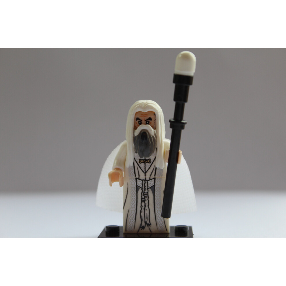 (saruman) Lord Of The Rings Hobbit Toy Mini Figures Fit Lego