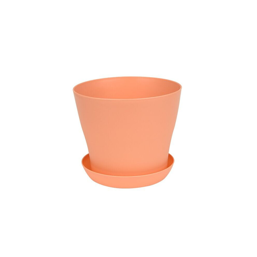 (Magenta, 17cm/6.7in) Open Flower Pot Pp Resin Plastic Flower Pot Balcony Greenery Succulent Gardening