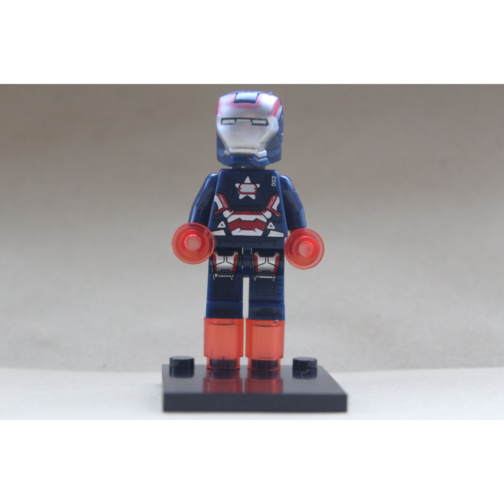 (iron man patriot) Marvel Super Heroes Avengers Mini Figures Fit Lego