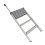 3 Step Folding Stepladder With Handle (Stool Aluminium Safety Compact) 7