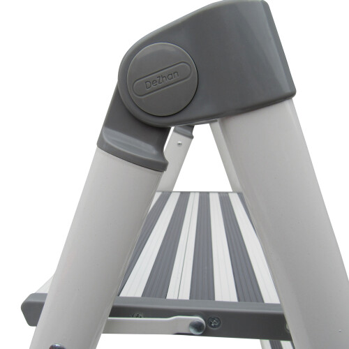 3 Step Folding Stepladder With Handle (Stool Aluminium Safety Compact) 2