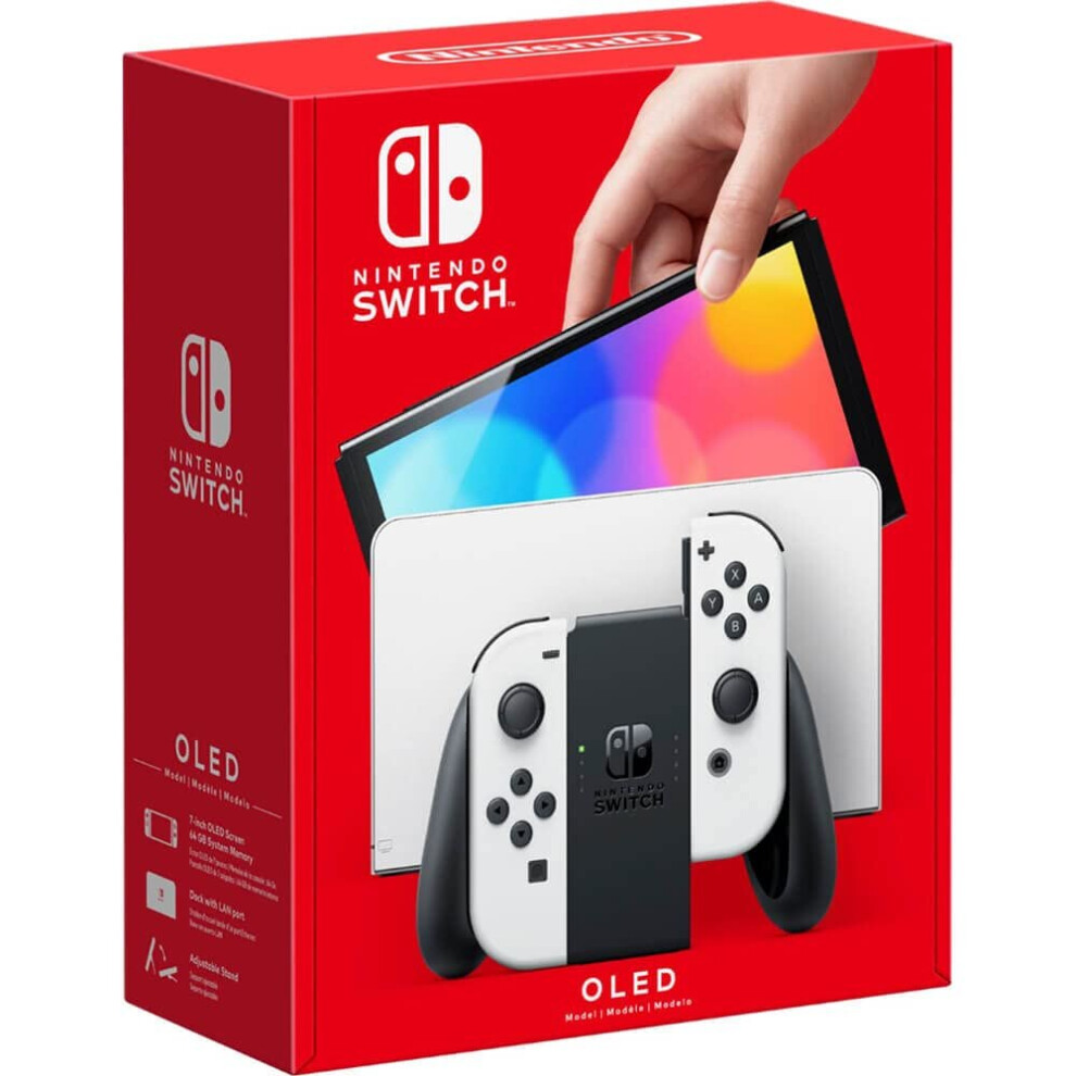 Nintendo Switch OLED 64GB (White Joy-Con) on OnBuy Nintendo Switch OLED 64GB (White Joy-Con) on OnBuy