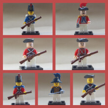 (American Blue Red Coats Civil War) Pirates Of The Caribbean Toy Fit Lego Mini Figures
