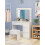 (Melody) Dressing Table Set with Hollywood LED Mirror 7