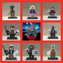 (Serie de Netflix: Stranger Things) Conjuntos de minifiguras para televisión y cine; horror; ciencia ficción; compatibles con LEGO