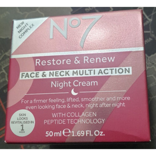 No7 Restore & Renew Multi Action Night Cream 50ml
