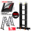 5.7M Heavy Duty Multi-Purpose Folding Aluminium Telescopic Ladder 1