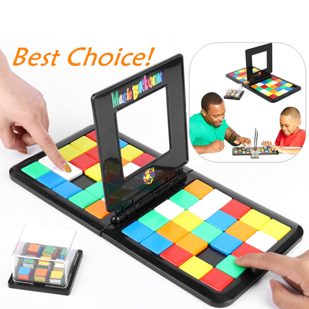 Rubiks Race Puzzle Board Game Rubix Race Magic Block Mind Strategy Kids Toy Gift