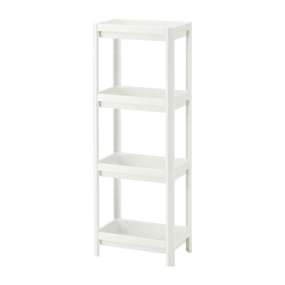 Ikea VESKEN Shelf unit, white 36x23x100 cm Brand New