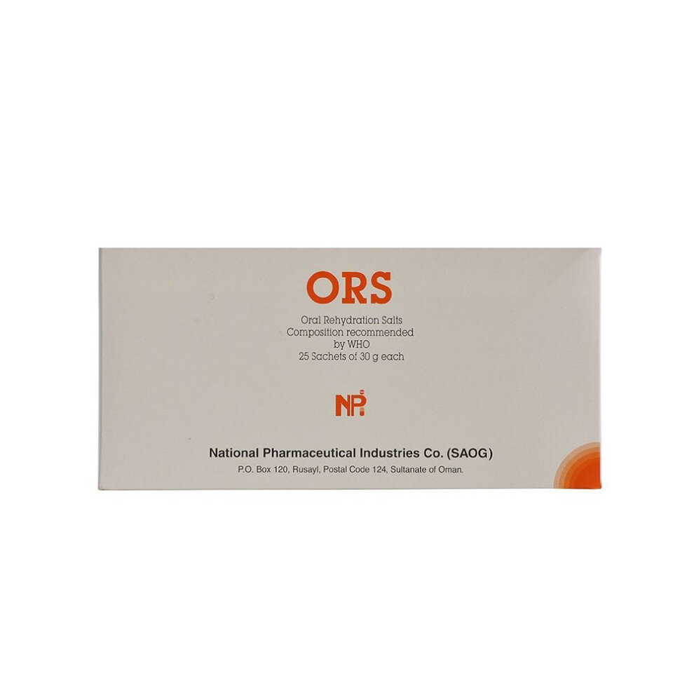 Orange Ors New Sachets 25'S Restores Body Fluids And Electrolytes