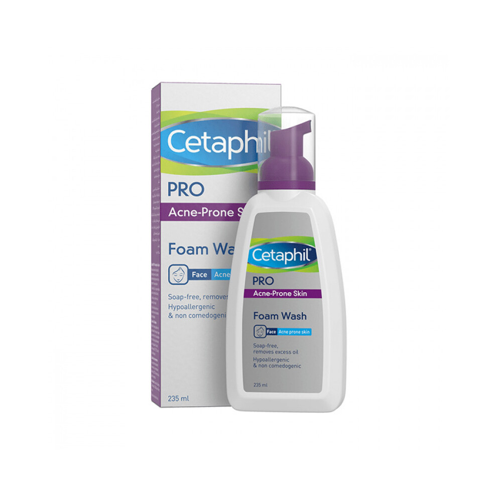 Gentle Foam Wash for Acne-Prone Skin: Cetaphil PRO Acne-Prone Skin Foam Wash 235 mL