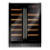 CDA 60cm Under Counter Double Door Wine Cooler : Black 2
