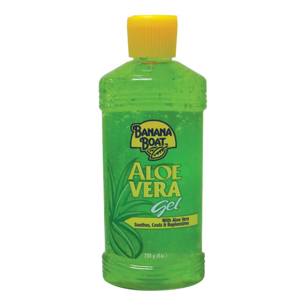 Banana Boat Soothing Aloe Vera Gel 230g Moisturizes Dry, Rough Or Chapped Skin, Soothe And Cool