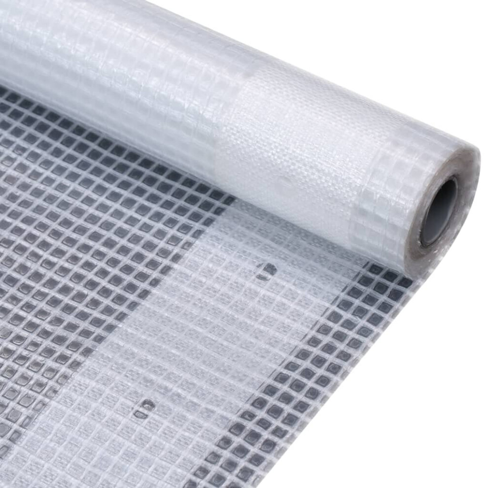 vidaXL 2x Leno Tarpaulins White Greenhouse Replacement Ground Sheet Leno Tarp