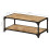 VidaXL vidaXL Solid Rough Mango Wood Coffee Table Couch Side End Accent Console Table 8