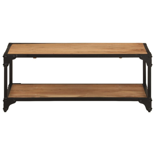 VidaXL vidaXL Solid Acacia Wood Coffee Table Couch Side End Accent Console Table 1