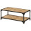 VidaXL vidaXL Solid Rough Mango Wood Coffee Table Couch Side End Accent Console Table 9