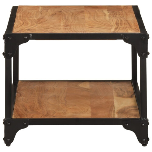 VidaXL vidaXL Solid Acacia Wood Coffee Table Couch Side End Accent Console Table 2