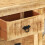 VidaXL vidaXL Rough Mango Wood Sideboard Wooden Home Console End Table Side Cabinet 3