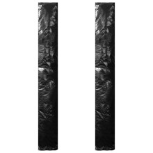 vidaXL 2x Umbrella Covers with Zipper PE Outdoor Garden Parasol Cover Set