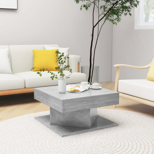 VidaXL vidaXL Coffee Table Concrete Grey Engineered Wood Living Room Couch Sofa Table