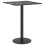 VidaXL vidaXL Table Top Black Tempered Glass with Marble Design Dining Table Top Set 2