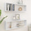 VidaXL vidaXL 2x Wall Cube Shelves White - Engineered Wood Wall Hanging Storage (807079) 1
