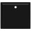 VidaXL vidaXL Rectangular ABS Shower Base Tray Black Bathroom Plumbing Shower Parts 5