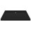 VidaXL vidaXL Rectangular ABS Shower Base Tray Black Bathroom Plumbing Shower Parts 3