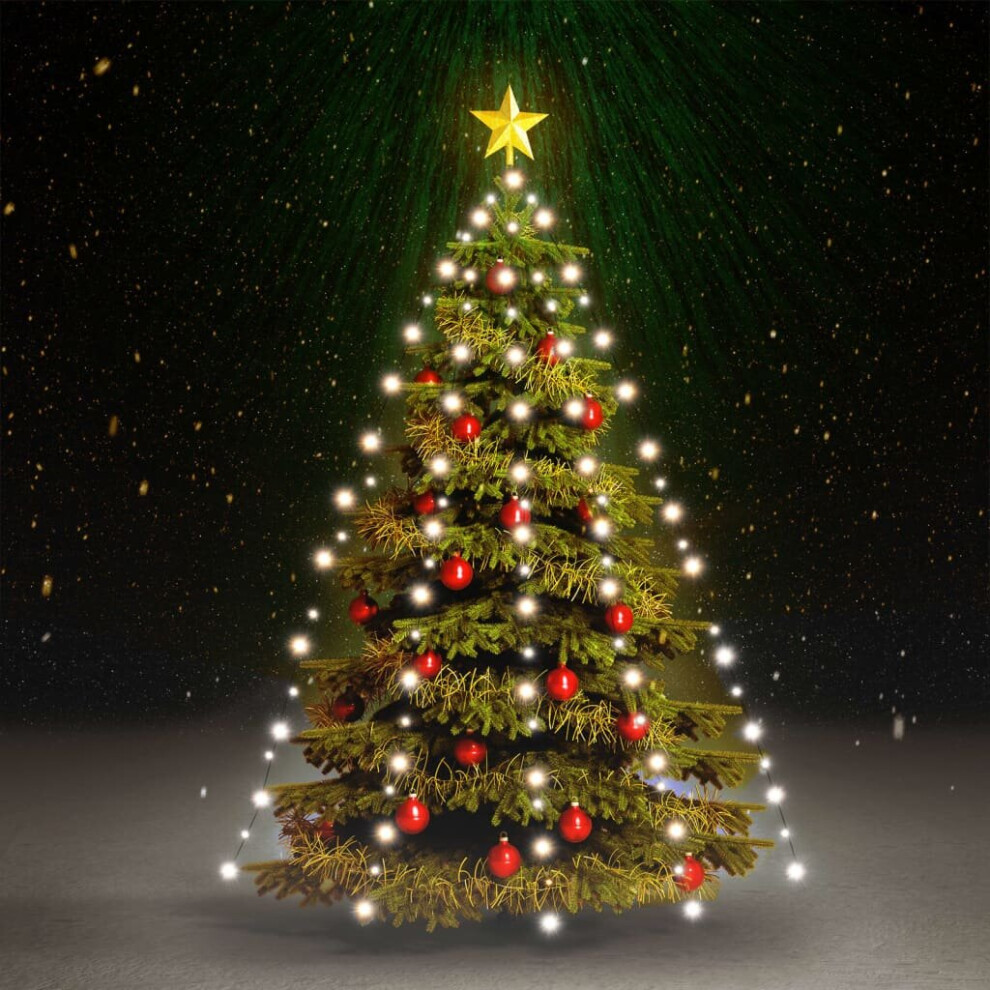 Vidaxl Christmas Tree Net Lights With 180 Leds Cold White 180 Cm Fairy Light
