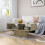 VidaXL vidaXL Coffee Table Sonoma Oak Engineered Wood Home Couch Accent Centre Table 1