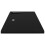 VidaXL vidaXL Rectangular ABS Shower Base Tray Black Bathroom Plumbing Shower Parts 4