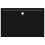 VidaXL vidaXL Rectangular ABS Shower Base Tray Black Bathroom Plumbing Shower Parts 5