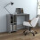 VidaXL vidaXL Notebook Desk Concrete Grey Engineered Wood Laptop Study Computer Desk 1