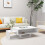 VidaXL vidaXL Coffee Table White Engineered Wood Living Room Couch End Sofa Table 1