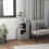 VidaXL vidaXL Side Table Concrete Grey Engineered Wood Coffee End Table Magazine Rack 1