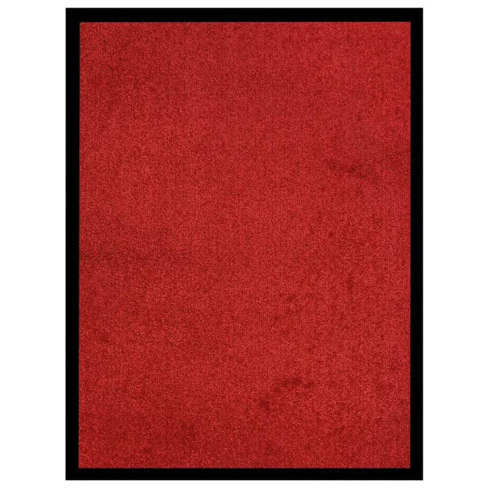 Vidaxl Doormat Red Home Decorative Barrier Welcome Front Door Mat Area Rug