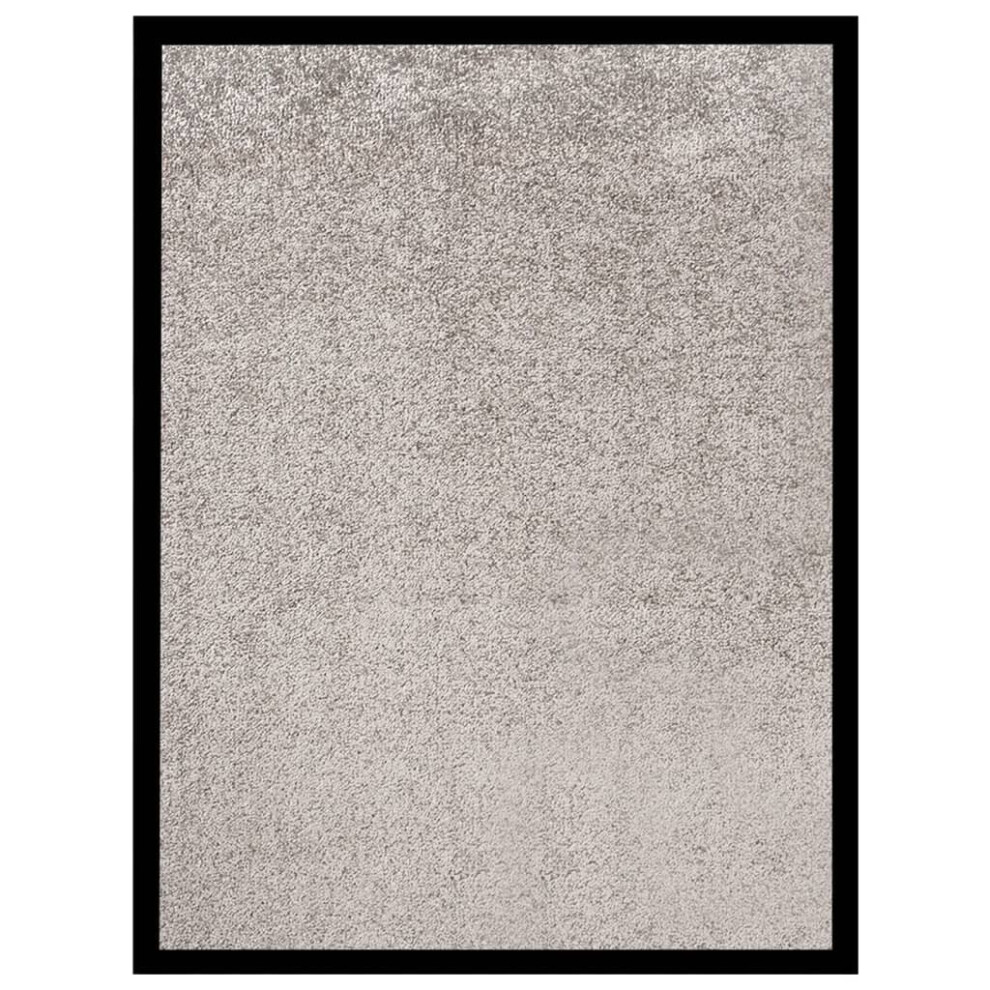 vidaXL Doormat Grey Home Decorative Barrier Welcome Front Door Mat Area Rug