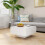 VidaXL vidaXL Coffee Table White Engineered Wood Couch Side Centre End Accent Table 1