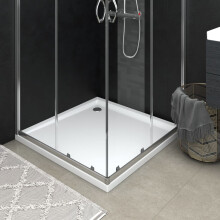 vidaXL Square ABS Shower Base Tray Plumbing Fixture Hardware Shower Parts