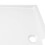 VidaXL vidaXL Rectangular ABS Shower Base Tray White Bathroom Plumbing Shower Parts 6