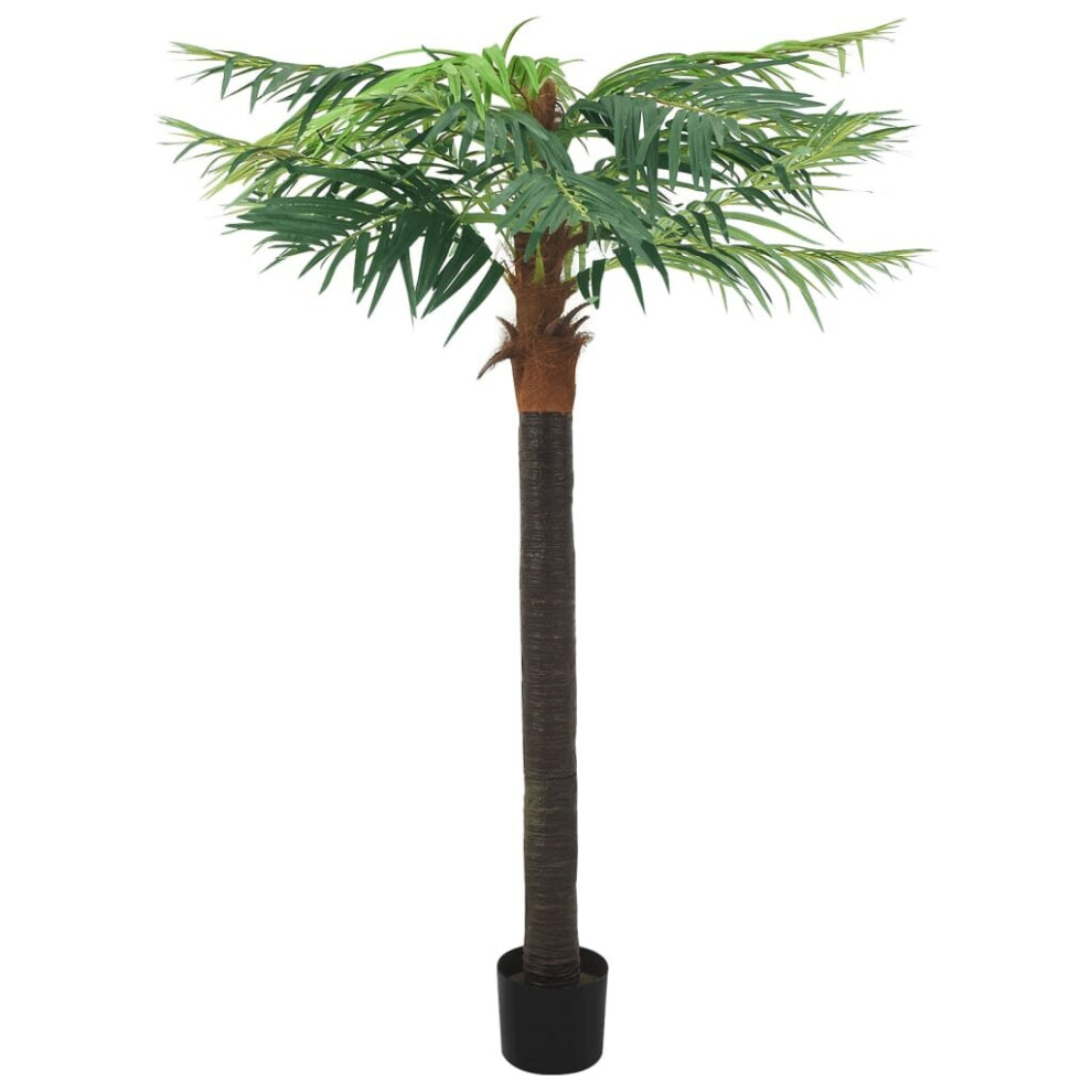 vidaXL Artificial Phoenix Palm with Pot 215 cm Green Home Indoor Floral Decor