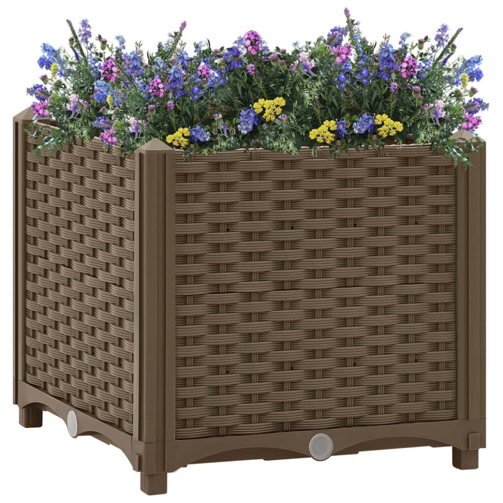 vidaXL Raised Bed Polypropylene Garden Planter Flower Box Pot Planting Bed