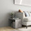 VidaXL vidaXL Side Table Concrete Grey Engineered Wood Coffee Table Magazine Rack 1