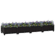 vidaXL Raised Bed Polypropylene Garden Planter Flower Box Pot Planting Bed